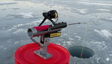Load image into Gallery viewer, Hook-Setting Rod Holder for Ice Fishing & Panfish