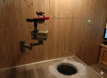 Load image into Gallery viewer, Wall Mount for Ice Fishing Houses, Ice Castles, RV. Works with SUNFRAN Rod Holder &amp; Smart Jigger
